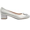 BIOECO 5632 2103 2763 HEELED SHOE - SILVER